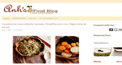 Desktop Screenshot of anhsfoodblog.com